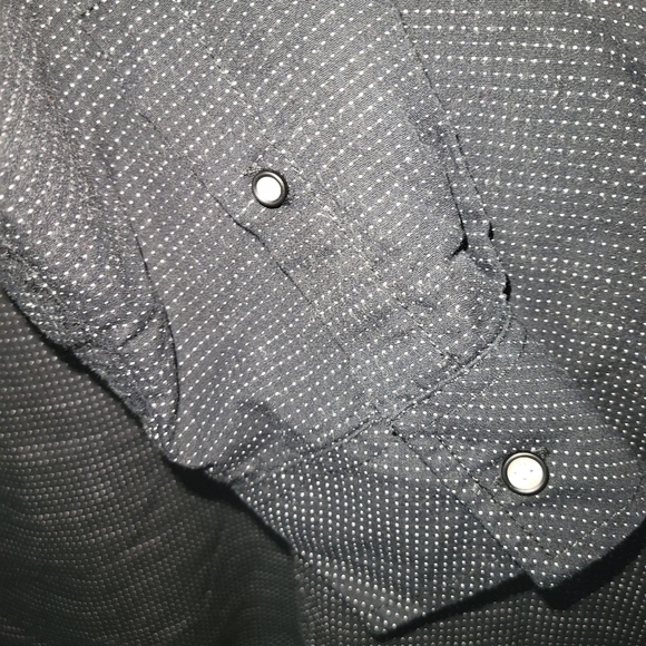 American Rag Large Button Down Long Sleeve Microdot - Picture 6 of 11